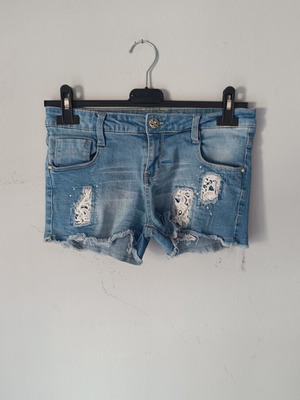 Children's denim shorts, size 12, waist 34, length 24