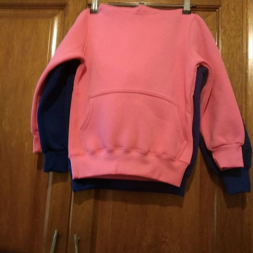 Zoe kids sweatshirts new, blue and pink, set of 2