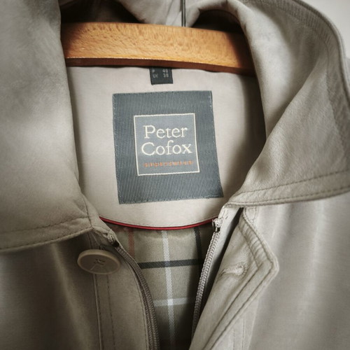 Men's spring jacket Peter Cofox like new, gray, size 48