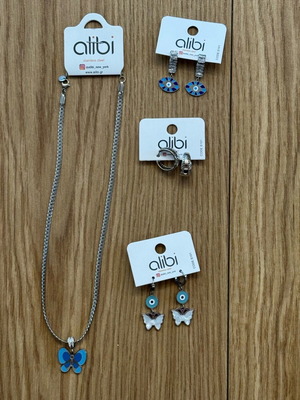 Stainless steel jewelry new, silver color