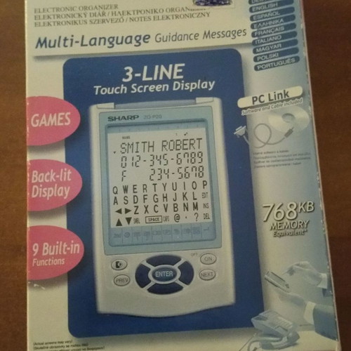 Sharp Electronic Organizer ZQ-P20 new