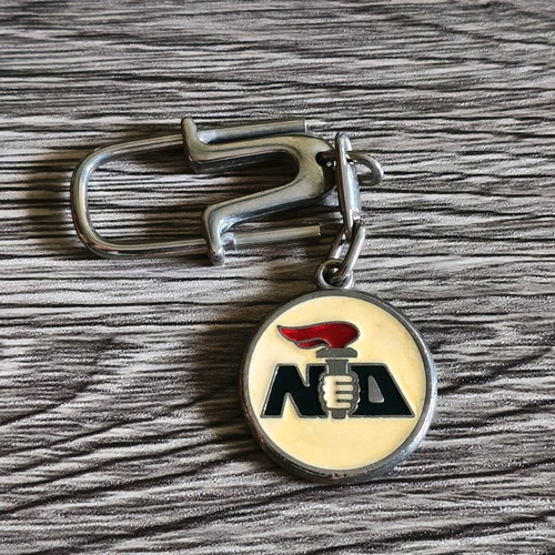 Onned New Democracy keychain like new, vintage double-sided