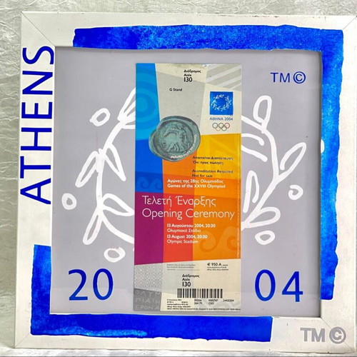 Athens 2004 Olympic Games VIP Opening Ceremony Ticket new