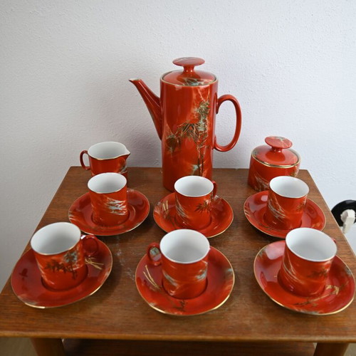 Tea and coffee set used, rare color