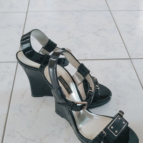 Dolce & Gabbana platform shoes used, black, size 39