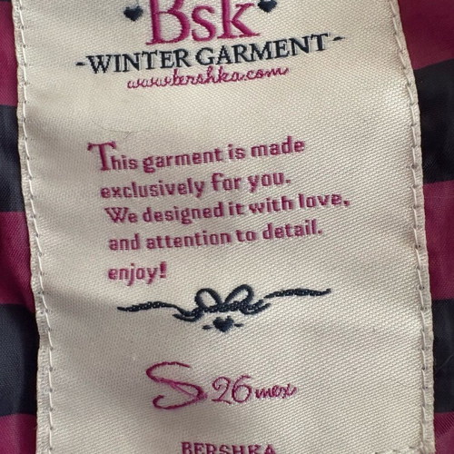 Μπουφάν Bershka S μεταχειρισμένο, ροζ