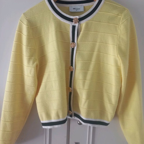 Bsb cardigan like new, yellow, size M