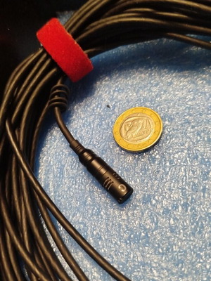 Audio-Technica Condenser Microphone cardioid, like new, 15m cable