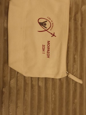 Collectible Eleftherios Venizelos Airport Bag for Volunteer Blood Donors