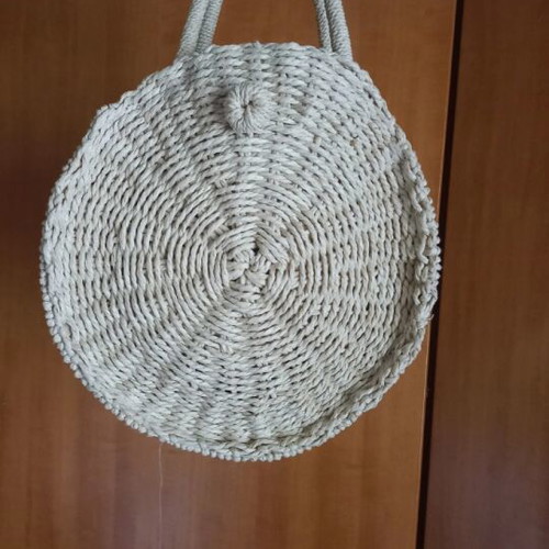 Straw bag Primark like new, beige handbag