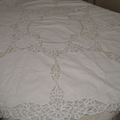 Tablecloth set 1.70 and 90 cm square new, 2 pieces