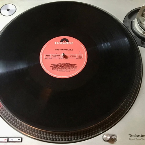 Viktor Lazlo She vinyl LP album used 1986