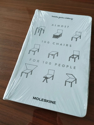 Βιβλίο Almost 100 Chairs for 100 People Moleskine καινούργιο, design sketch