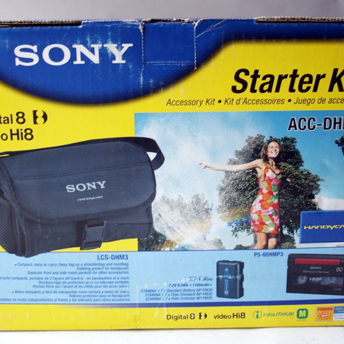Sony Starter Kit ACC-DHM3 Digital 8 Hi8 Video Accessory Kit new