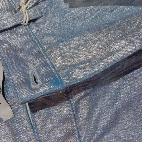 Jeans with shine new, blue, size large