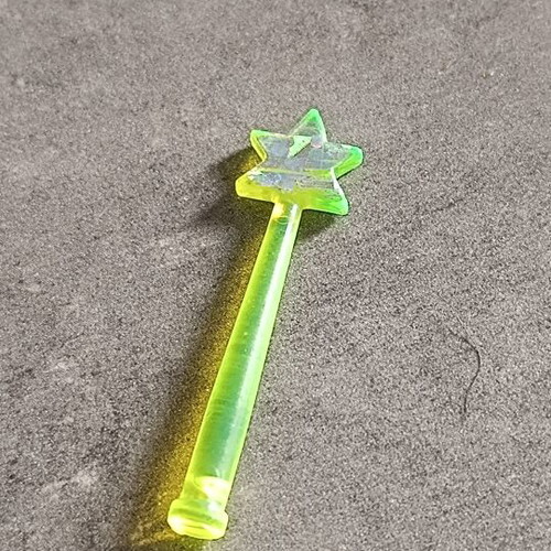 Playmobil transparent green wand
