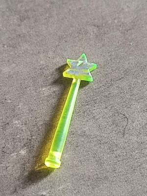 Playmobil transparent green wand