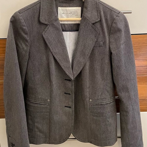 Marks & Spencer blazer set grey and S.Oliver t-shirt like new, size M-L