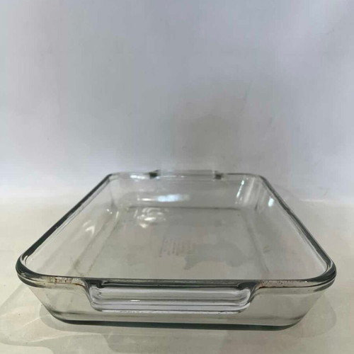 Anchor Hocking rectangular heat-resistant glass dish used 5.5x39.5x25