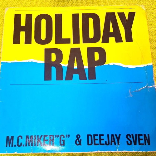 Holiday Rap 12' vinyl record used, hip-hop