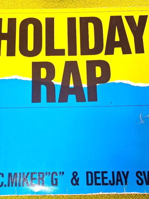 Holiday Rap 12' βινύλιο μεταχειρισμένο, hip-hop