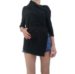 Φλερτ by Φανή Τσακίρη black blouse like new, small-medium