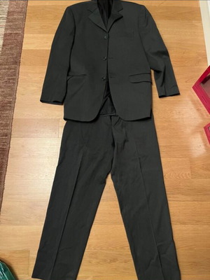 Suit used, black and gray, size S-M