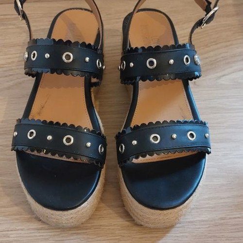 Love Moschino sandals used, size 39, black