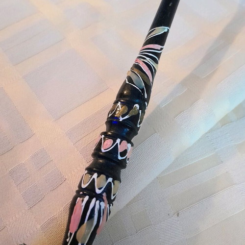 Vintage handpainted pipe