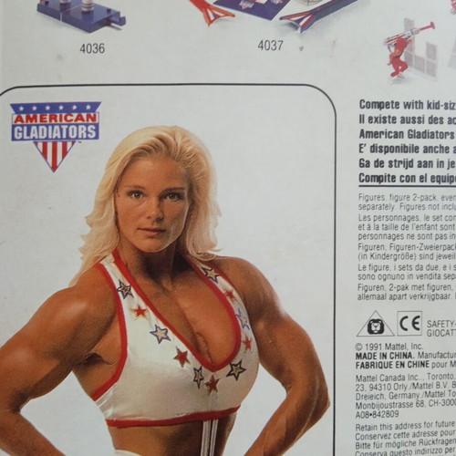 Zap American Gladiators action figure 1991 Mattel vintage MOC like new