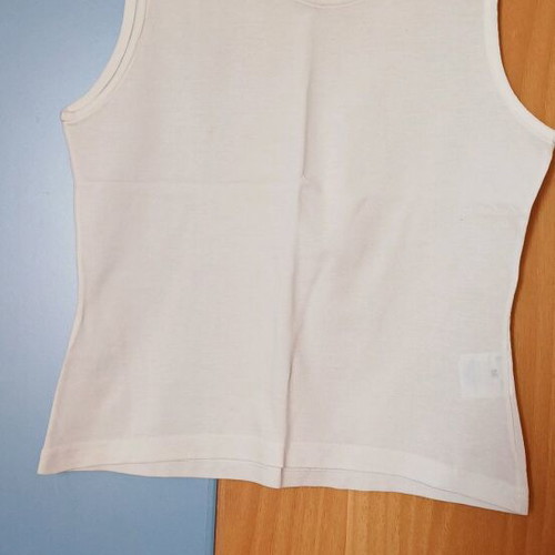 Pique blouse 100% cotton new Sergio Tacchini white size M