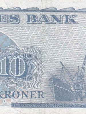 Norwegian banknote used