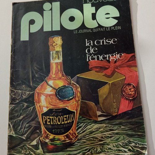 Collectible French comic magazine Pilote used No 734/1973
