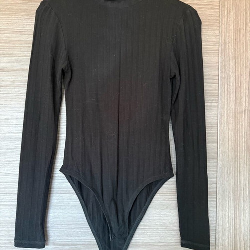 Ichi long-sleeve black bodysuit like new, size S
