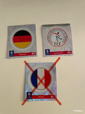 Topps UEFA euro 2024 stickers - Logos