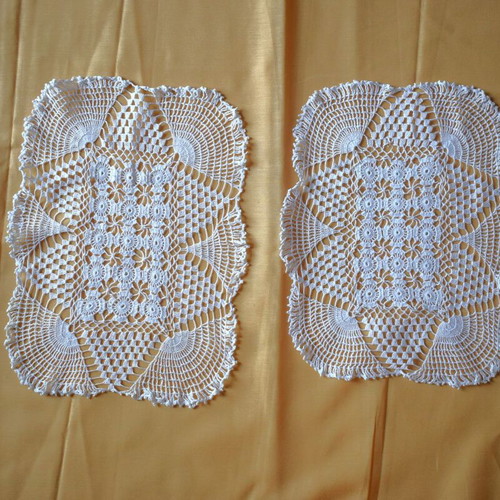 Handmade doily set new