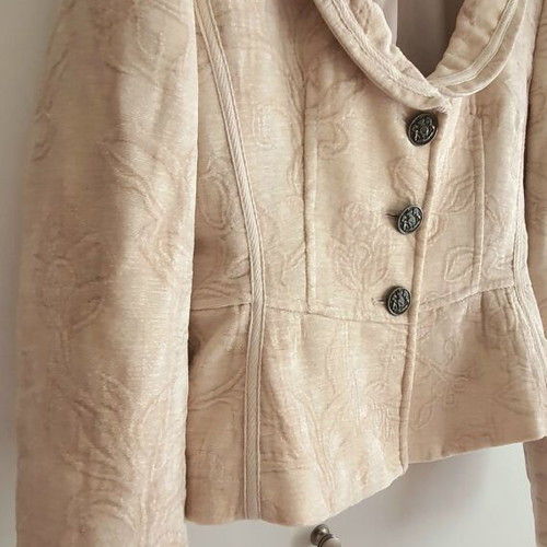 Stefanel jacket new, beige, size S