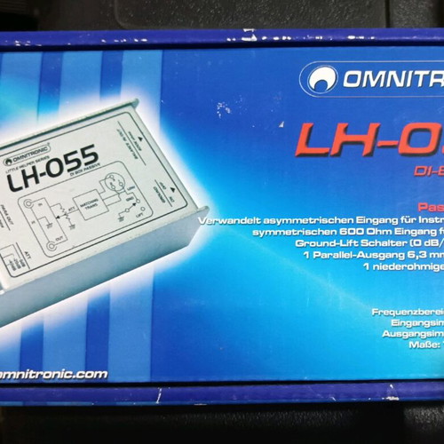 Passive DI box LH-055 Omnitronic new