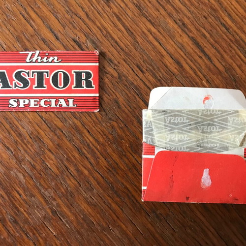Astor razors pack of 2, retro vintage, like new