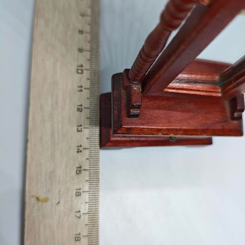 Wooden mirror used with drawer for dollhouse decoration