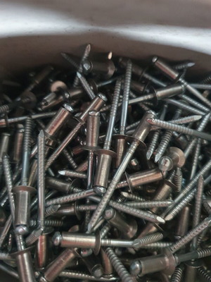 Rivets new, pack of 1000 pieces