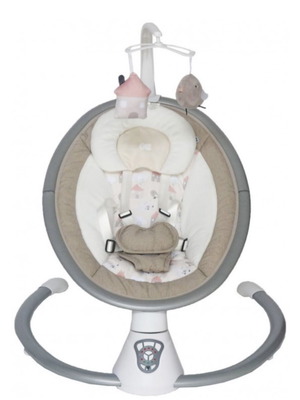Twiddle Beige Kikka Boo Baby Bouncer Like New