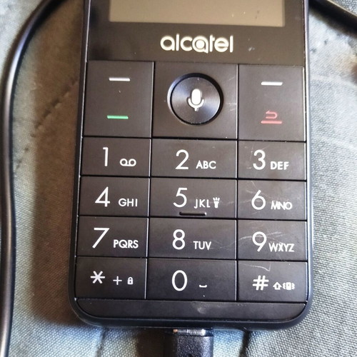 Alcatel 3088X mobile phone like new, black, with KaiOS