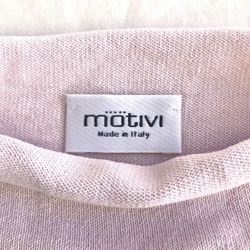 Motivi pink knitted sleeveless top mock neck size S like new