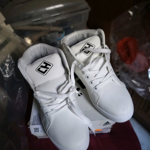 Men's casual white boots new, unused size 42