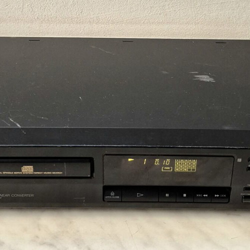 Sony CDP-315 CD player used with scratches and missing button
