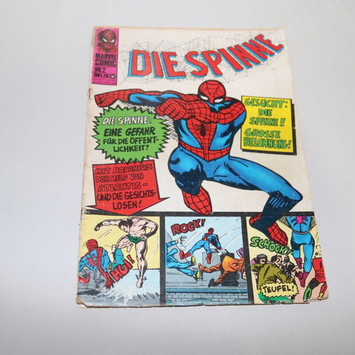 Die Spinne 2 Marvel comic Spiderman used, German language