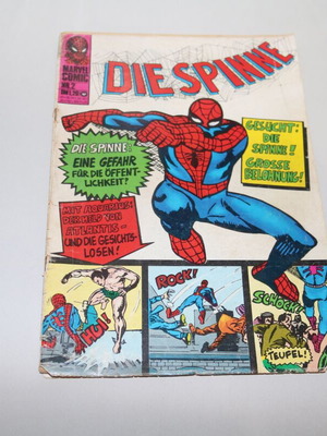 Die Spinne 2 Marvel comic Spiderman used, German language