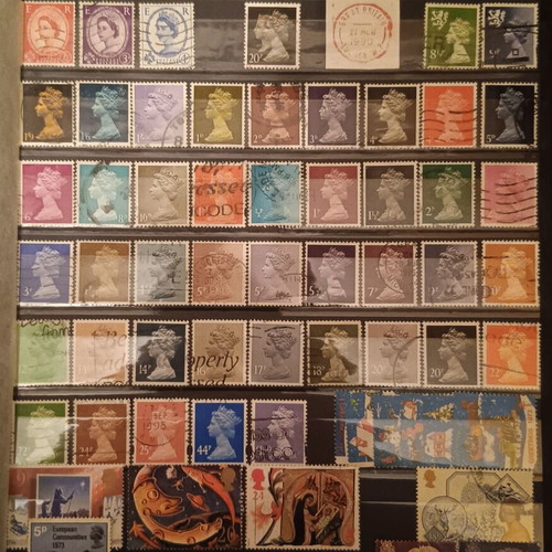 Lot of England stamps used