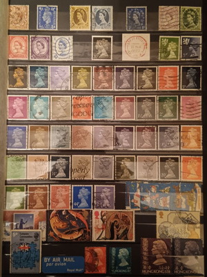 Lot of England stamps used